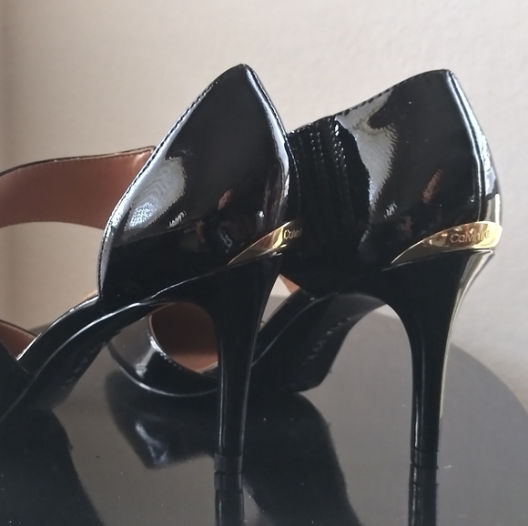 Calvin Klein Gellar leather Dress heels - Picture 6 of 16